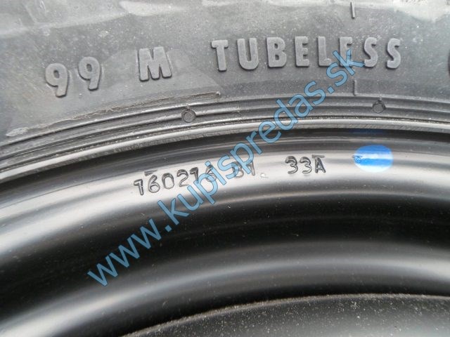 rezerva na peugeot 308 sw, 1,6hdi, 125/85 R16 99m